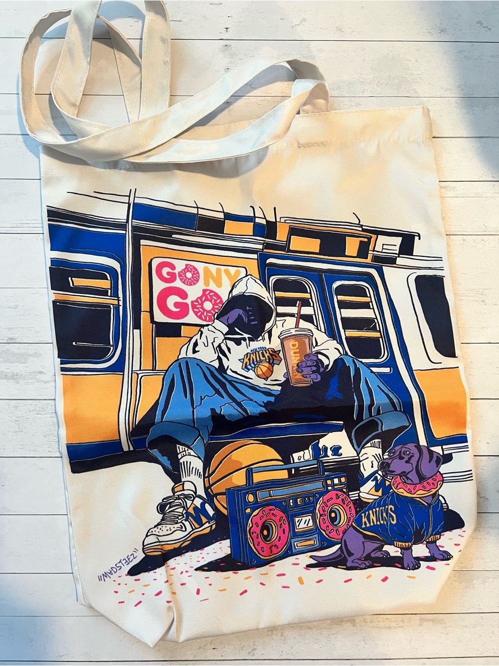 Dunkin MADSTEEZ Limited Edition Knicks Tote